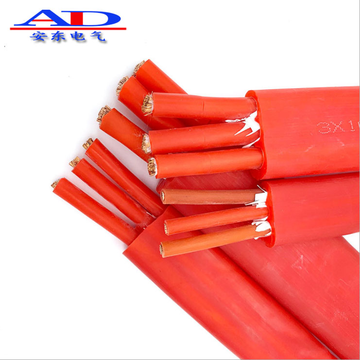 硅橡胶耐高温扁电缆